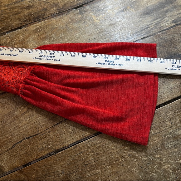 ALTAR’D STATE women’s Orange Medium Bohemian Blouse Bell Sleeve - Picture 11 of 11